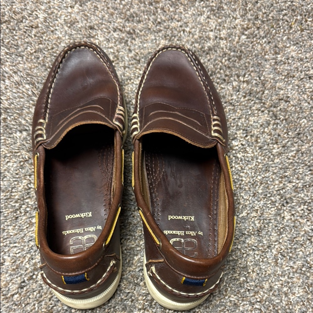 Allen Edmonds Brown Leather Boat Shoes